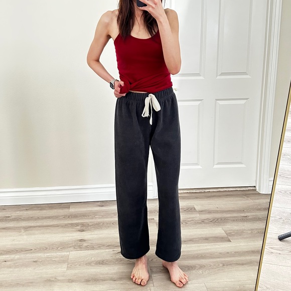 Grey Drawstring Lounge Pants - Picture 2 of 12